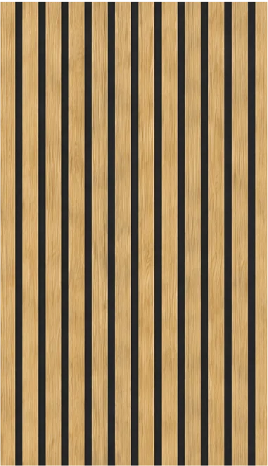 Premium klases akustiskais sienas panelis OAK NATURAL IMPERIAL, 2800 × 600 × 21 mm
